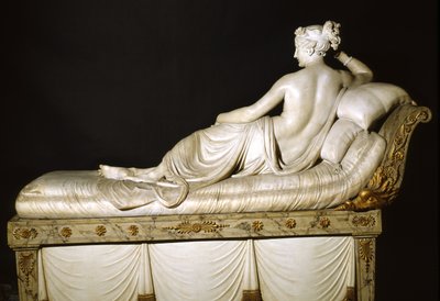 Pauline Bonaparte come Venere trionfante, c.1805-08 da Antonio Canova